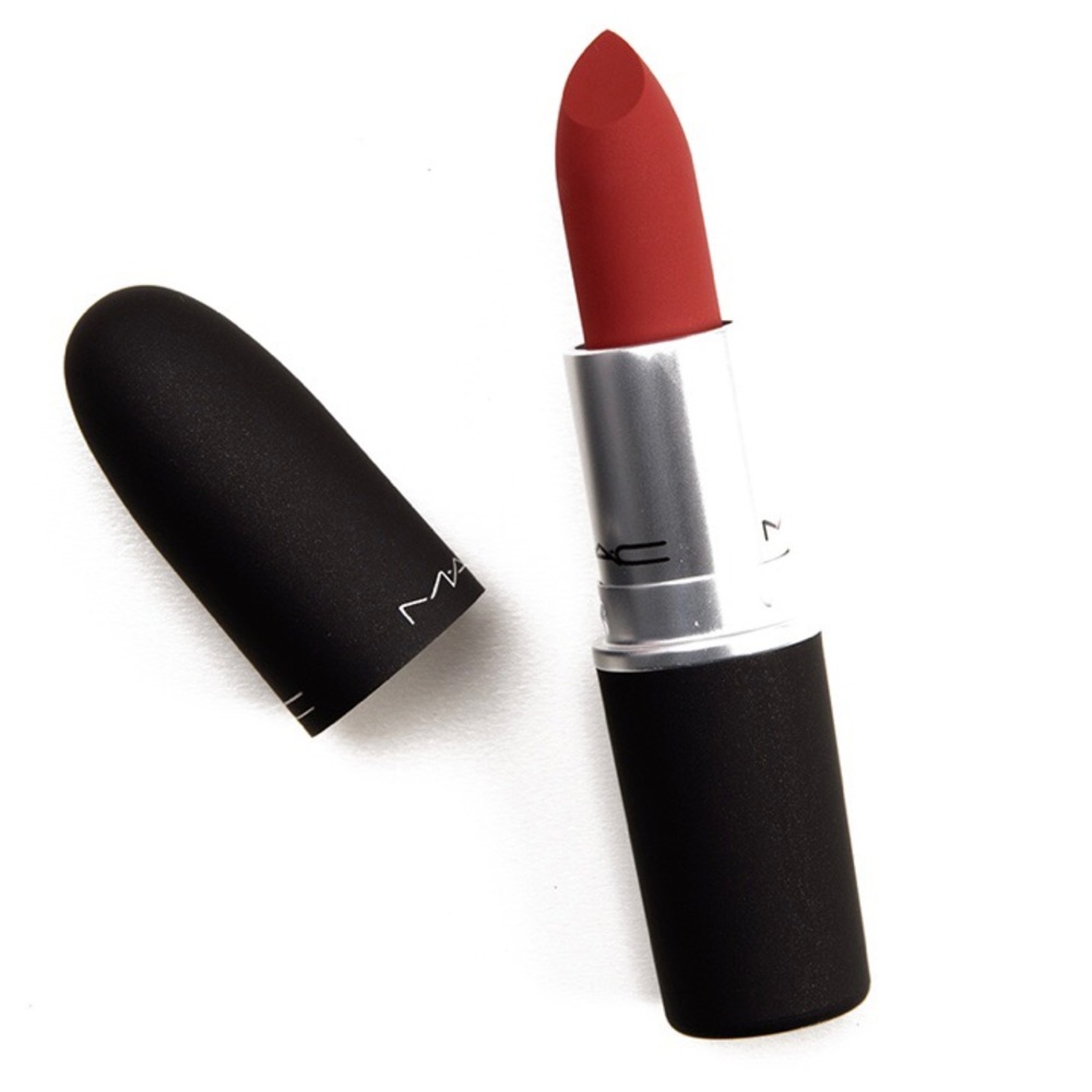 EUC MAC Powder Kiss Lipstick - Devoted to Chili